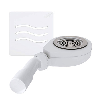 Сифон для душевых поддонов RGW S-016-1 Волна Белый 90 мм Сифон для душевых поддонов RGW S-016-1 Волна Белый 90 мм