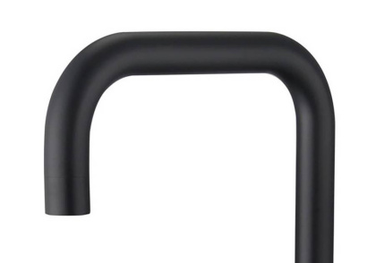 Смеситель для кухни AQUATEK (квадратный излив), матовый черный AQ1080MB 