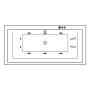 Ванна EXCELLENT Crown Grand 190x90 "SMART" (бронза) Ванна EXCELLENT Crown Grand 190x90 "SMART" (бронза)