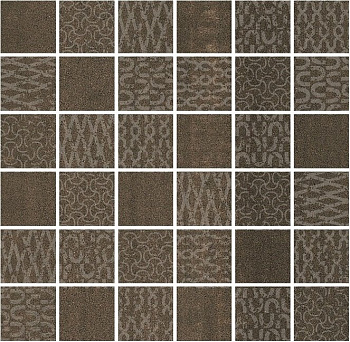 Декор Про Дабл коричневый мозаичный 30x30x0,9