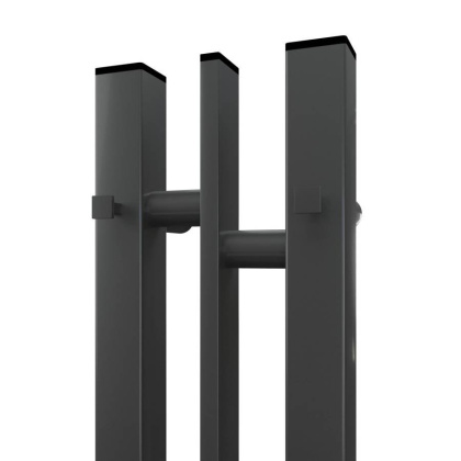 Полотенцесушитель электрический Point Фрея PN20718GB П2 100x800 диммер слева, графит блеск Полотенцесушитель электрический Point Фрея PN20718GB П2 100x800 диммер слева, графит блеск