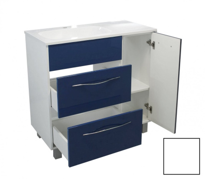 Тумба напольная под умывальник Barcelona 900х450 левосторонняя 2 ящика 1 дверь (ШхГхВ) 898х446х860