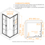 Душевой уголок RGW PA-34B 900x900