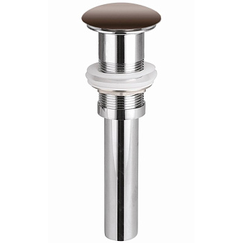 Донный клапан без перелива с керамической накладкой с системой "Click-Clack" Донный клапан без перелива с керамической накладкой с системой "Click-Clack"