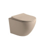 Унитаз подвесной Globo VT1-14SMC безободковый, цвет капучино мат., ультратонкое сиденье soft-close Унитаз подвесной Globo VT1-14SMC безободковый, цвет капучино мат., ультратонкое сиденье soft-close