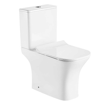 Унитаз-компакт PORTO, сиденье: дюропласт, цвет: белый, арт. PR31126DP