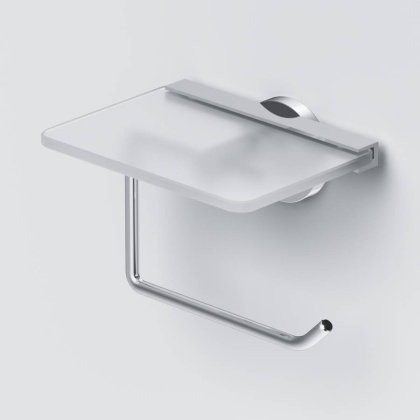 A85A341500 X-Joy, Держатель для туалетной бумаги с полкой, хром A85A341500 X-Joy, Держатель для туалетной бумаги с полкой, хром