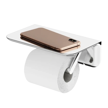 A30341500 Sensation, Держатель для туалетной бумаги с полкой, хром, шт A30341500 Sensation, Держатель для туалетной бумаги с полкой, хром, шт