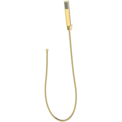 LUCE Ручной душ со шлангом и держателем, золото, LUC-DFS-ORO