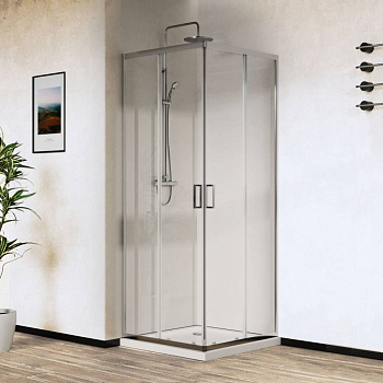 Душевой уголок City VSS-5CT800CL, 800*800, хром, стекло прозрачное Душевой уголок City VSS-5CT800CL, 800*800, хром, стекло прозрачное