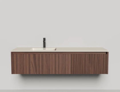 Подвесная тумба Domino 1600, шпон, Onda Plus