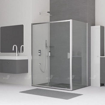 Душевой уголок RGW CL-48 32094803-011 130 х 100 см, дверь раздвижная, стекло прозрачное, профиль хром