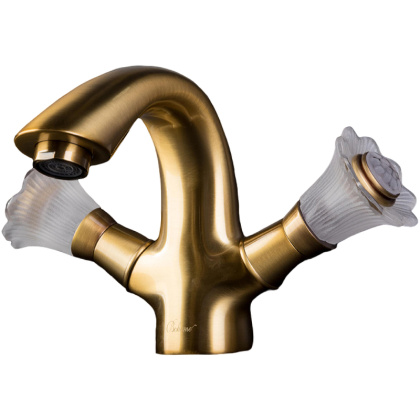 Смеситель для умывальника, Camelia бронза_Комплект Смеситель для умывальника, Camelia бронза_Комплект