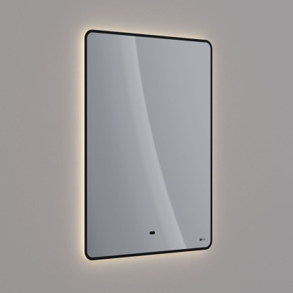 Зеркало Lemark MIOBLACK 60х80см с интерьерной подсветкой, с подогревом Зеркало Lemark MIOBLACK 60х80см с интерьерной подсветкой, с подогревом