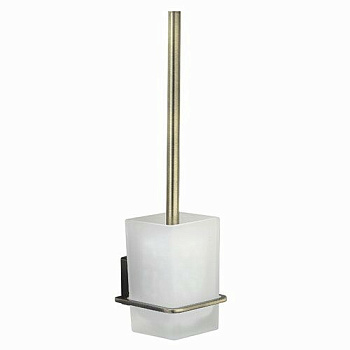 Щетка для унитаза подвесная Exter, 12х38х13 см, цвет бронза, K-5227