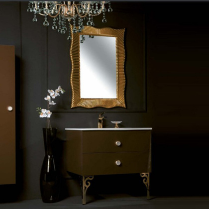 Зеркало SOHO золото с подсветкой, 80х120 массив 521 Boheme Зеркало SOHO золото с подсветкой, 80х120 массив 521 Boheme