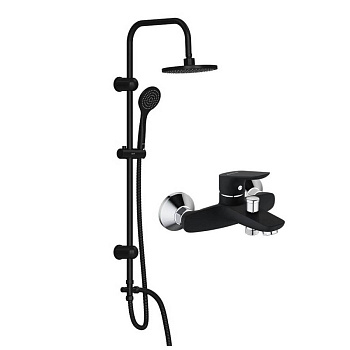 D0708010BL Душевой комплект 2в1: душевая система Comfort DORFF со смесителем Origin Bit DAMIXA D0708010BL Душевой комплект 2в1: душевая система Comfort DORFF со смесителем Origin Bit DAMIXA