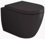 Чаша унитаза подвесного Bocchi Venezia 1295-004-0129 черная матовая Чаша унитаза подвесного Bocchi Venezia 1295-004-0129 черная матовая