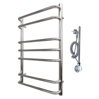 Полотенцесушитель электрический Point Нептун PN09158E П7 500x800 левый/правый, хром Полотенцесушитель электрический Point Нептун PN09158E П7 500x800 левый/правый, хром