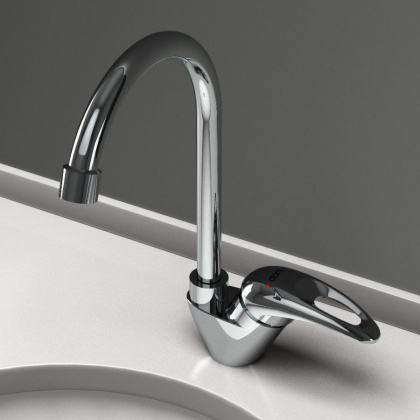 D8000000 Comfort Смеситель Для кухни, материал полимер, цвет Хром