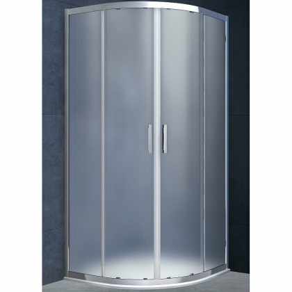 Душевой уголок Alpha VSQ-3AL800MT, 800*800, хром, стекло текстурное