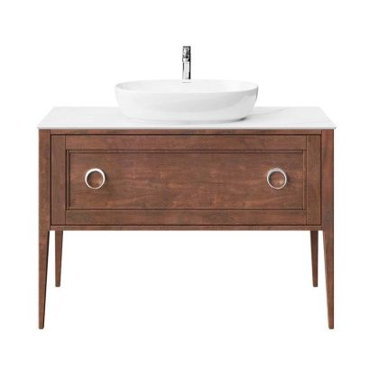 Тумба PLAZA Classic Neo напольная с ящиками 120, орех PL.CN.120.1+1\NUT.M Тумба PLAZA Classic Neo напольная с ящиками 120, орех PL.CN.120.1+1\NUT.M