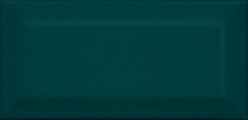 Плитка настенная 16059 Клемансо зеленый темный грань 7,4*15 (80шт/0,89м2), м2