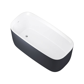 Акриловая ванна Allen Brau Infinity 170x78 2.21003.21/AM белый матовый (панель антрацит), шт