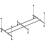 W01A-150-070W-R Разборный каркас для ванны 150х70 см