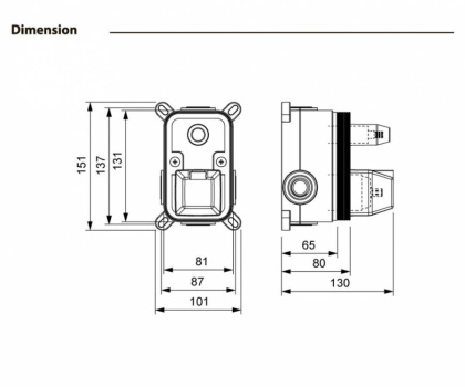 Душевая система Timo Selene SX-2039/03SM скрытого монтажа, черная матовая Душевая система Timo Selene SX-2039/03SM скрытого монтажа, черная матовая