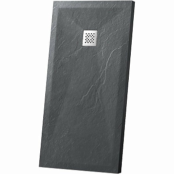 Поддон для душа из искусственного камня VST-4SR1012A,1200*1000*25, антрацит