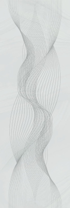 Декор Веро голубой светлый глянцевый обрезной 40x120x1