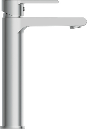 Смеситель для раковины высокий BRASKO однорычажный клик клак 63024 Смеситель для раковины высокий BRASKO однорычажный клик клак 63024