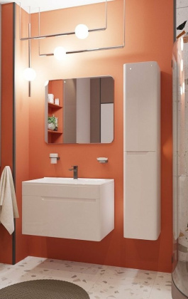 Пенал подвесной Kare Luxe правосторонний (ШхГхВ) 350х320х1747