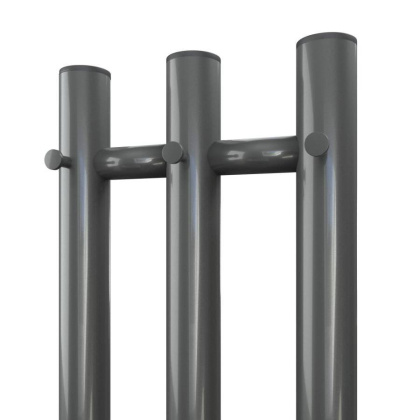 Полотенцесушитель электрический Point Деметра PN12822GB П3 120x1200 диммер справа, графит блеск Полотенцесушитель электрический Point Деметра PN12822GB П3 120x1200 диммер справа, графит блеск