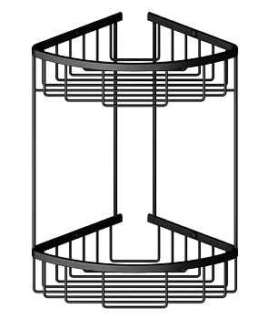 Полка угловая двойная Timo Saona 13082/03 черный