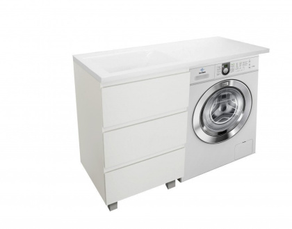 Тумба напольная под умывальник Dallas Luxe 1000х482 3 ящика (ШхГхВ) 358х476х860