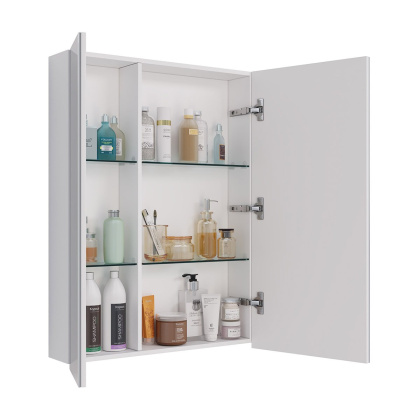 Шкаф зеркальный Lemark UNIVERSAL 60х80см 2-х дверный, цвет корпуса: Белый глянец Шкаф зеркальный Lemark UNIVERSAL 60х80см 2-х дверный, цвет корпуса: Белый глянец