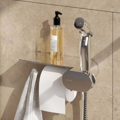 Набор унитаз-компакт с гигиеническим душем CK70C1804W