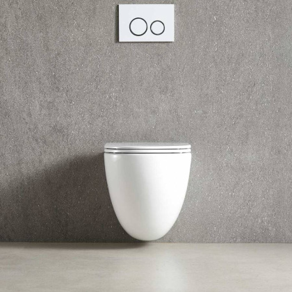 Унитаз подвесной Tornado Bien VT1-51T безободковый, цвет белый, ультратонкое soft-close сиденье Унитаз подвесной Tornado Bien VT1-51T безободковый, цвет белый, ультратонкое soft-close сиденье