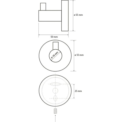 Крючок для полотенец Bemeta Neo 104106025 Нержавеющая сталь