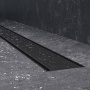 W02SC-U11-090-04BM PrimeFlow Трап для душа линейный универс затвор Tile 90см цвет черн мат W02SC-U11-090-04BM PrimeFlow Трап для душа линейный универс затвор Tile 90см цвет черн мат