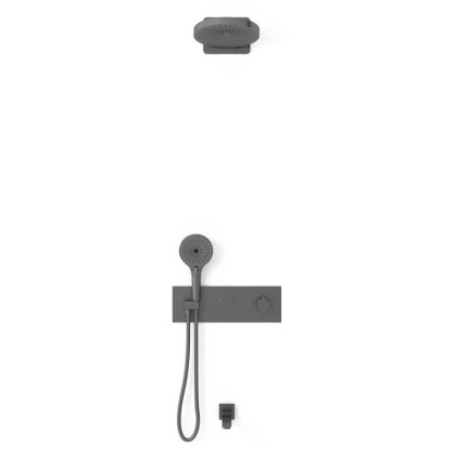 Душевой комплект VSFW-432TI1GM встраиваемый, вороненая сталь Душевой комплект VSFW-432TI1GM встраиваемый, вороненая сталь