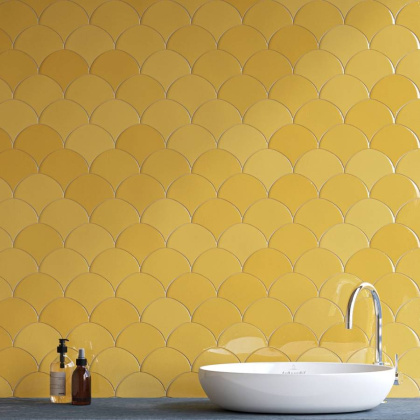 Плитка Escamas Dynamic Mostaza 15,5х17