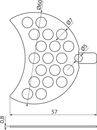 Pешетка (A491CR)