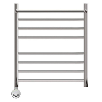 Полотенцесушитель электрический Point Аврора PN10156SPE П7 500x600 с полкой левый/правый, хром Полотенцесушитель электрический Point Аврора PN10156SPE П7 500x600 с полкой левый/правый, хром