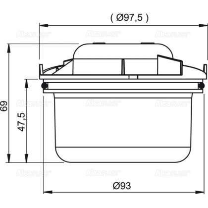 Гидрозатвор мокрый