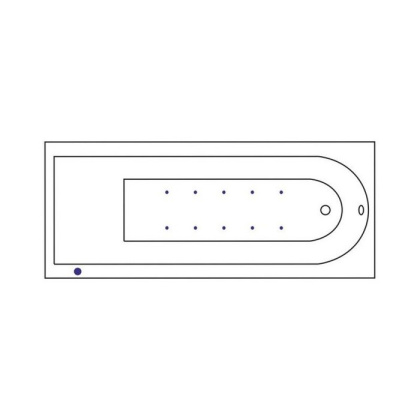 Ванна ACTIMA Aurum 150x70 "AERO" (хром) Ванна ACTIMA Aurum 150x70 "AERO" (хром)