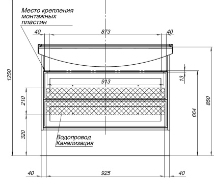 Тумба под раковину Aquanet Остин 105 дуб кантербери Тумба под раковину Aquanet Остин 105 дуб кантербери