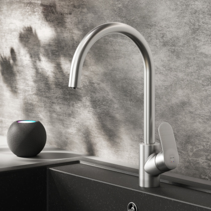 Смеситель Для кухни с каналом для питьевой воды, сатин F8007711 Like